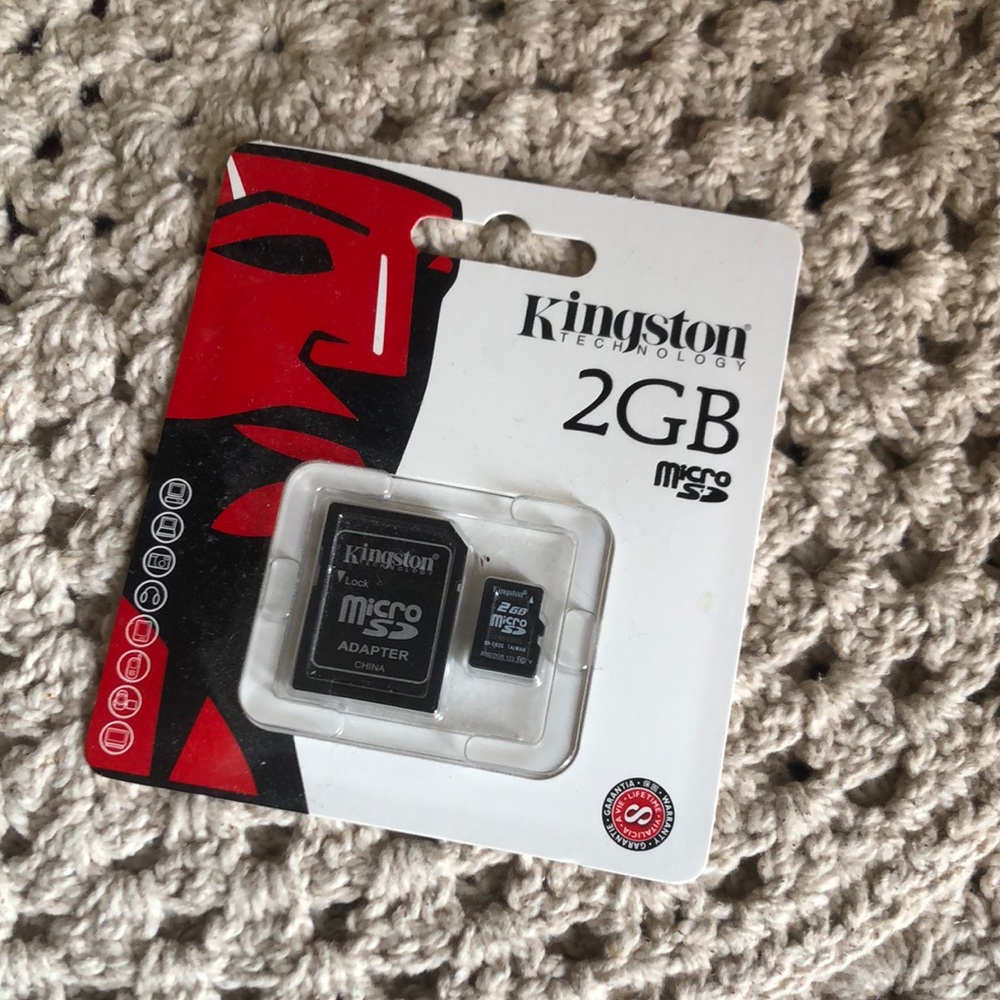 Kingston 2GB MicroSD Card with Adapter